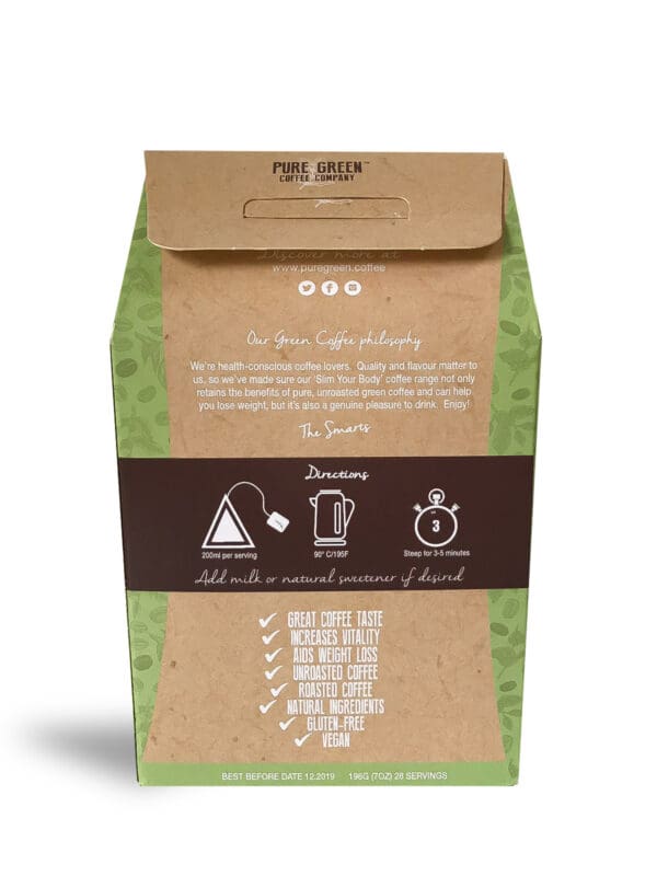 Detox Green Coffee 28 Back